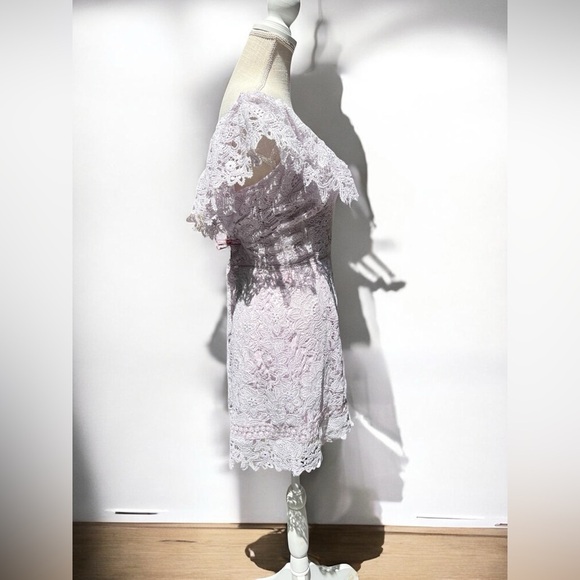 🌻Saylor Purple Lace Adwoa Dress Size XL - Picture 7 of 12